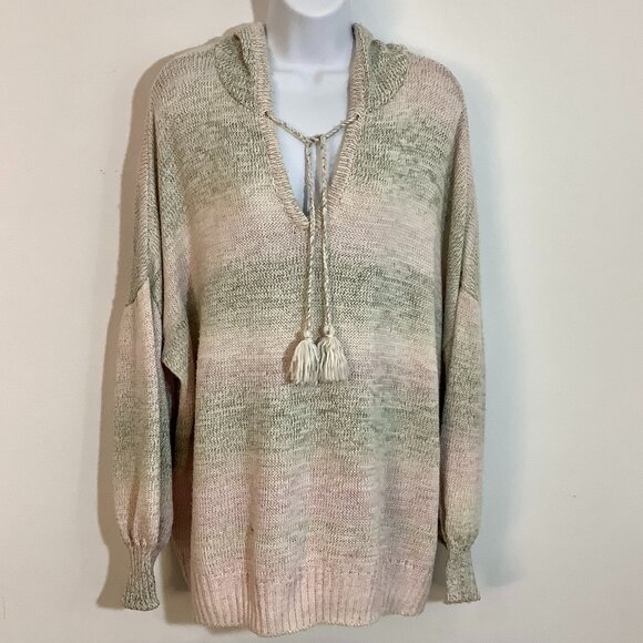 Sweater Hoodie 3X Soft Pink Gray Colors Design 365 Oversize - Picture 1 of 8